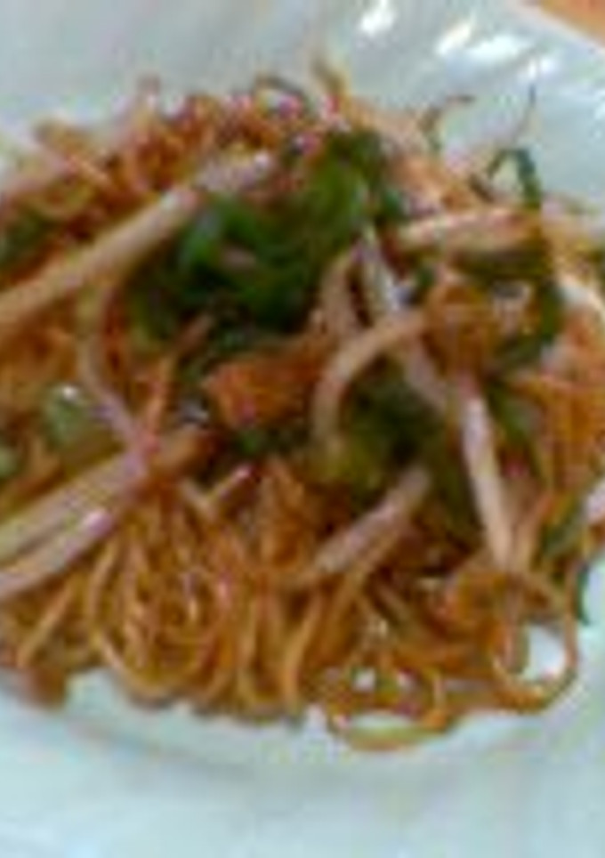 鶏皮ともやしの焼きそば-レシピのメイン写真