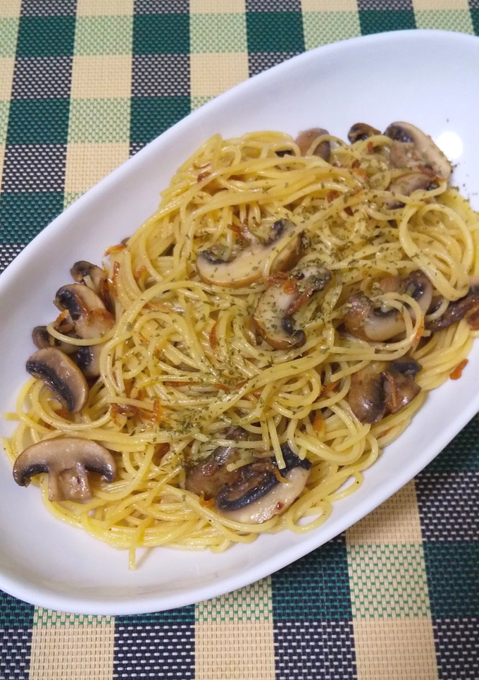簡単時短♪アヒージョ風パスタ-レシピのメイン写真