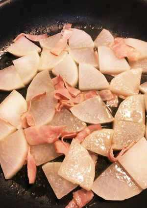 めちゃ早ベーコン大根-レシピのメイン写真