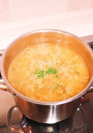 いっくらでも食べれちゃう！もやしスープ♡-レシピのメイン写真