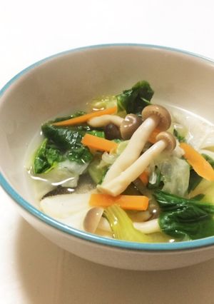 低糖質☆鱈と青梗菜のお吸い物-レシピのメイン写真