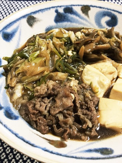 ネギたっぷり肉豆腐-レシピのメイン写真