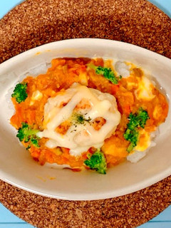カレーハンバーグドリア-レシピのメイン写真