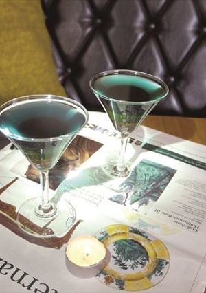 便秘解消★バタフライピーと抹茶のモクテル-レシピのメイン写真