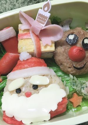サンタとトナカイのクリスマスお弁当☆-レシピのメイン写真