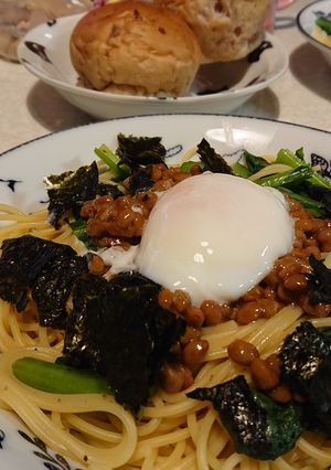 納豆パスタ。-レシピのメイン写真