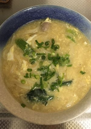 生姜でほっこり♪かき玉豚肉うどん-レシピのメイン写真