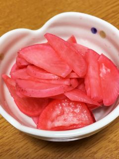 赤カブの甘酢漬け-レシピのメイン写真
