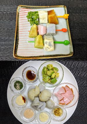 おつまみに『里芋のいろいろディップ』-レシピのメイン写真