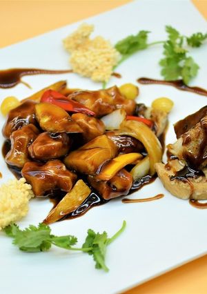 加賀野菜素古老肉（加賀野菜入り精進酢豚）-レシピのメイン写真