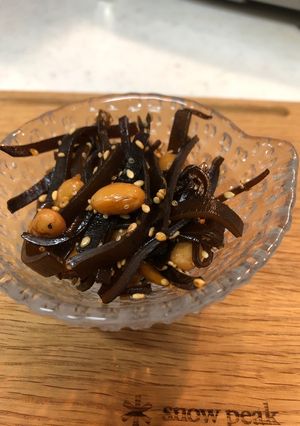 ビーガン生活！＊自家製昆布の佃煮-レシピのメイン写真
