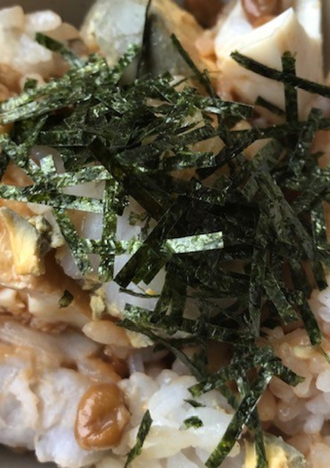 納豆と茹で卵のごちゃ混ぜご飯-レシピのメイン写真