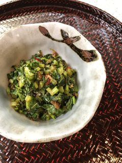 【簡単】ご飯が止まらない!大根菜の炒め物-レシピのメイン写真