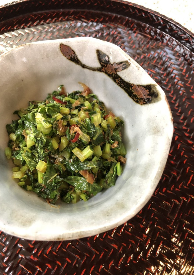 【簡単】ご飯が止まらない！大根菜の炒め物-レシピのメイン写真