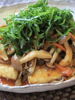 きのこたっぷり、豆腐のステーキ-レシピのメイン写真