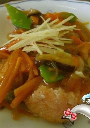 時鮭の唐揚げ～野菜あんかけ～-レシピのメイン写真
