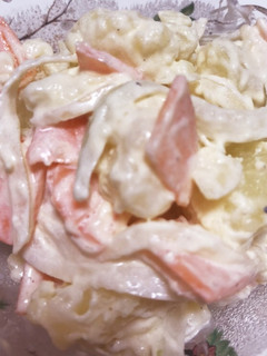 冷蔵庫にあるもので簡単♡ポテトサラダ-レシピのメイン写真