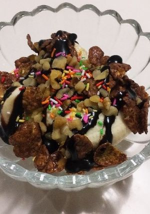 切ってのせたら簡単チョコバナナ♪-レシピのメイン写真