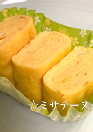 簡単冷めてもふわふわ玉子焼き♪お弁当に♪-レシピのメイン写真