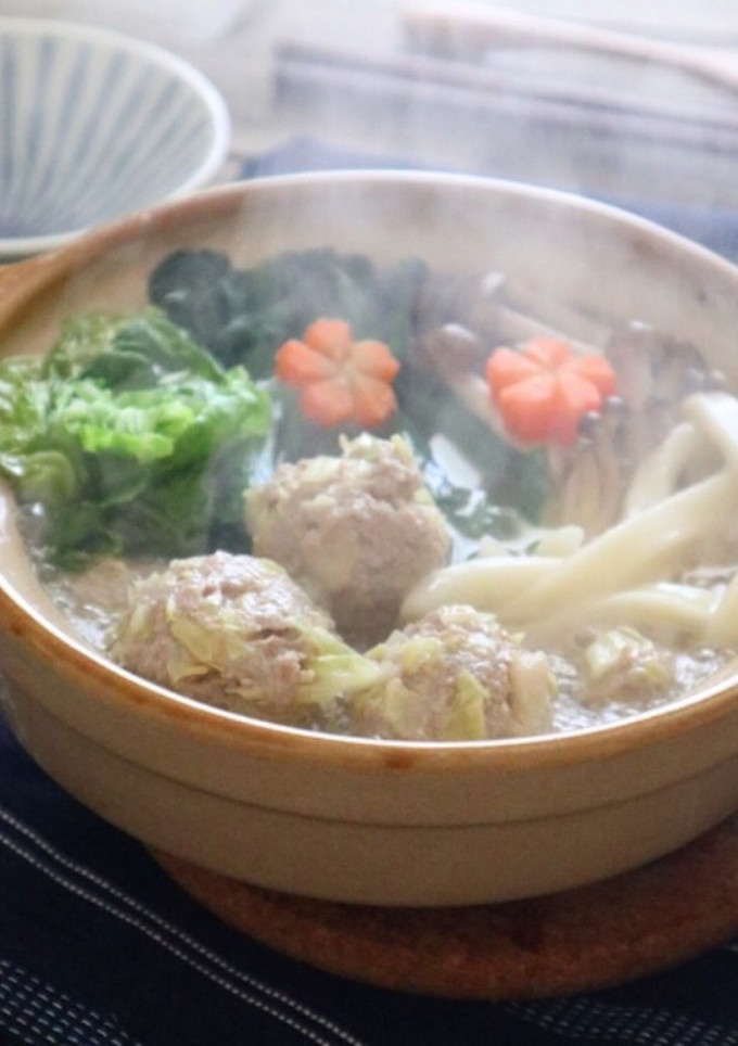 スープが決め手！塩ちゃんこ風煮込みうどん-レシピのメイン写真