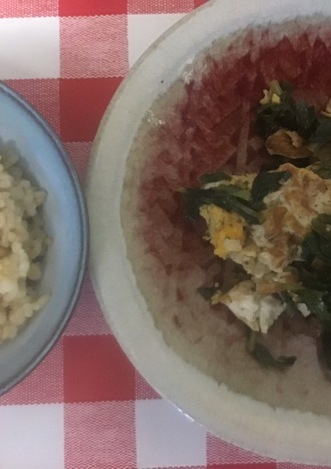 豆腐と大根葉の卵とじ-レシピのメイン写真