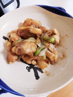 鶏もも肉とネギのオイスターソース炒め-レシピのメイン写真