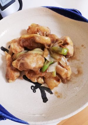 鶏もも肉とネギのオイスターソース炒め-レシピのメイン写真