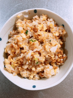 【離乳食】納豆チャーハン-レシピのメイン写真