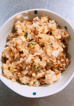 【離乳食】納豆チャーハン-レシピのメイン写真