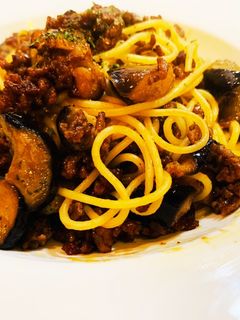 とっても簡単!なすのボロネーゼパスタ-レシピのメイン写真