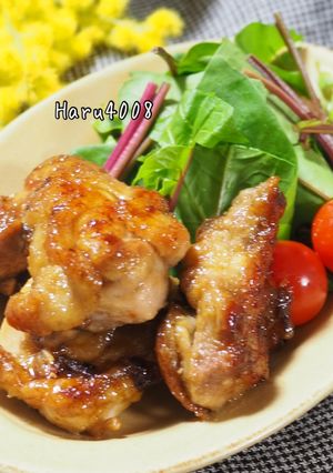 ご飯もお酒もすすむニンニク照り焼きチキン-レシピのメイン写真