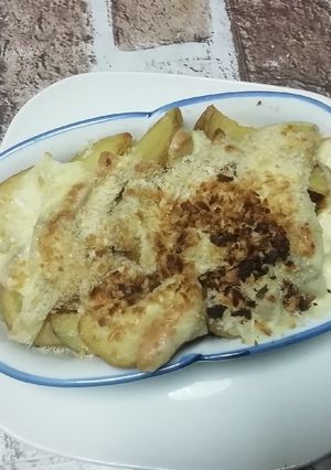 鶏肉とフライドポテトのチーズ焼-レシピのメイン写真