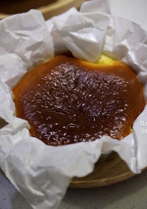 混ぜるだけで超簡単のバスクチーズケーキ-レシピのメイン写真