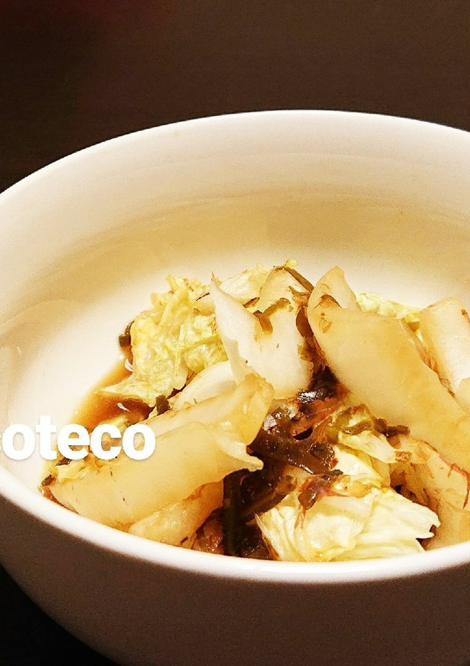 レンジで簡単★白菜と塩昆布の和え物-レシピのメイン写真