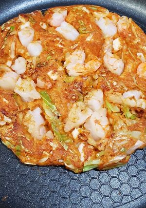 宇宙芋のお好み焼き-レシピのメイン写真