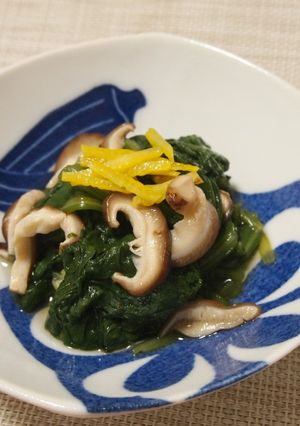 春菊のお浸し〔ホットクック〕-レシピのメイン写真