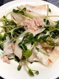 これから豆苗育てるわサラダ-レシピのメイン写真