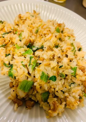 納豆チャーハン☆1歳10ヶ月娘サン忘備録-レシピのメイン写真