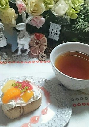 薄いコーヒー❁甘いデザート素敵なcup♪-レシピのメイン写真