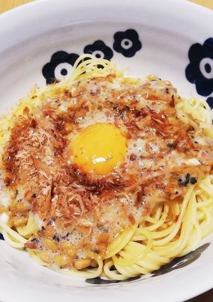 納豆と梅のパスタ-レシピのメイン写真