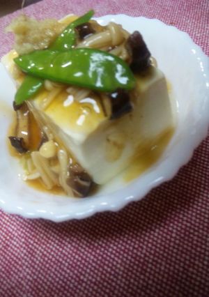 豆腐のきのこあんかけ-レシピのメイン写真