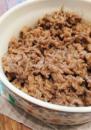 改・牛肉甘辛煮 うどんの具に！-レシピのメイン写真