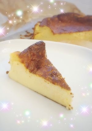 18cm型•噂の簡単バスクチーズケーキ-レシピのメイン写真