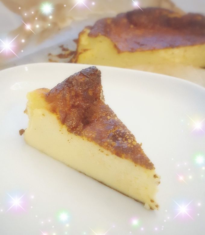 18cm型•噂の簡単バスクチーズケーキ-レシピのメイン写真