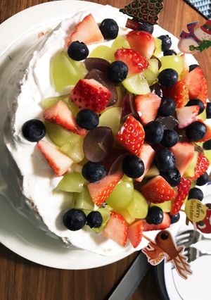 クリスマスケーキ-レシピのメイン写真
