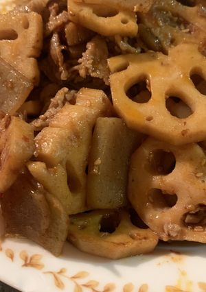 蓮根の豆板醤炒めby acco食堂-レシピのメイン写真
