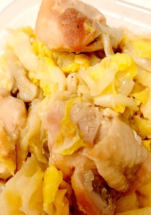 白菜大量消費 鶏肉と白菜のうま煮-レシピのメイン写真
