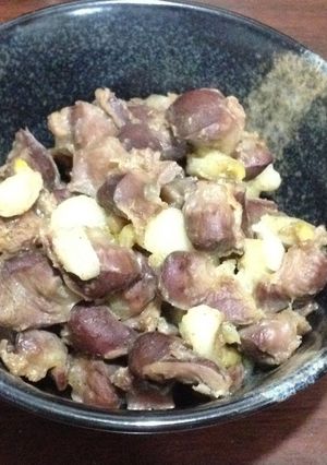 砂肝のニンニク煮-レシピのメイン写真