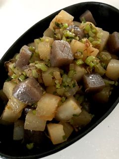 大根とこんにゃくの炒め煮-レシピのメイン写真