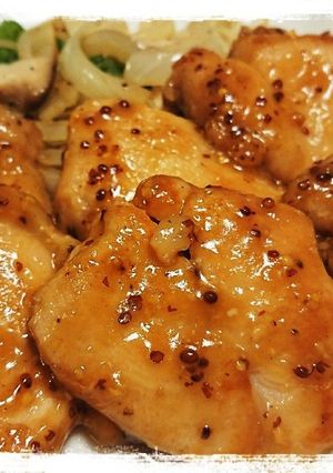 鶏むね肉のマスタード照り焼き-レシピのメイン写真